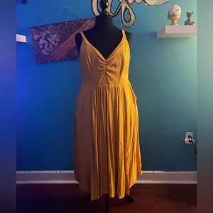 Torrid Mustard dress